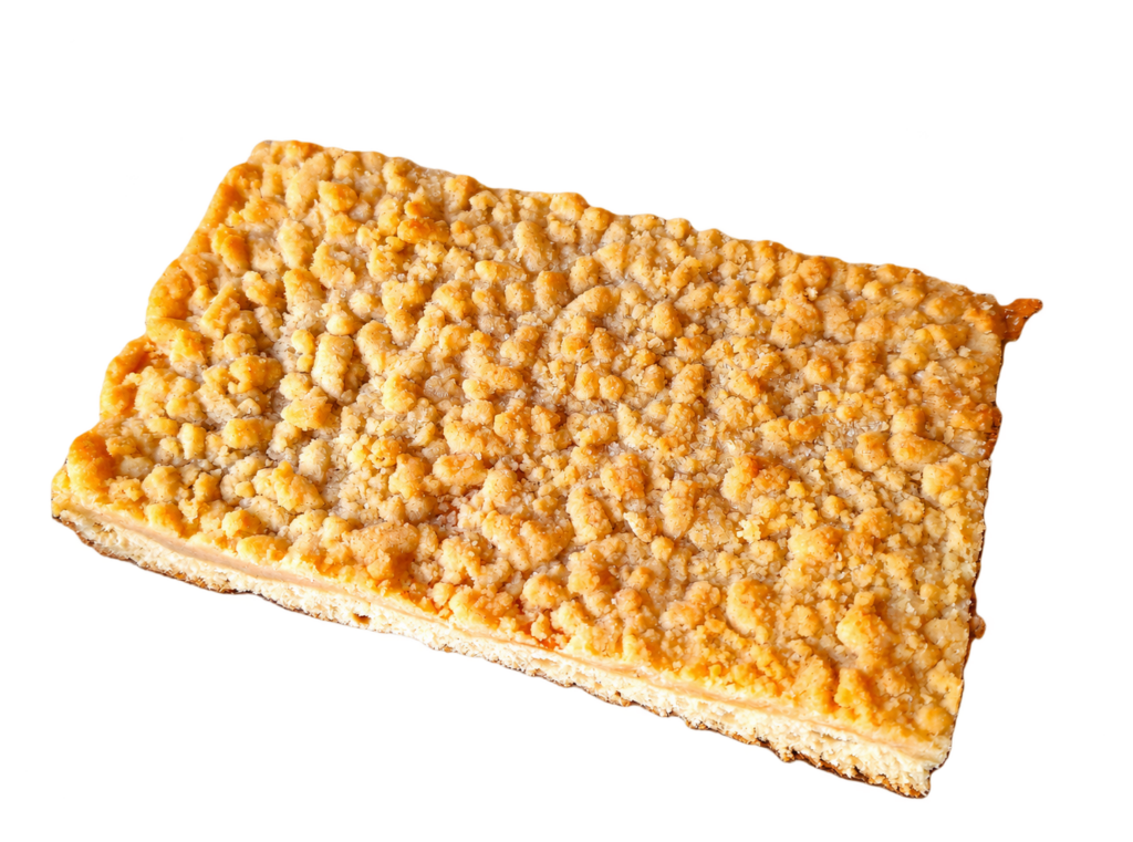 Streuselkuchen mit Butter der Bäckerei Stelmecke
